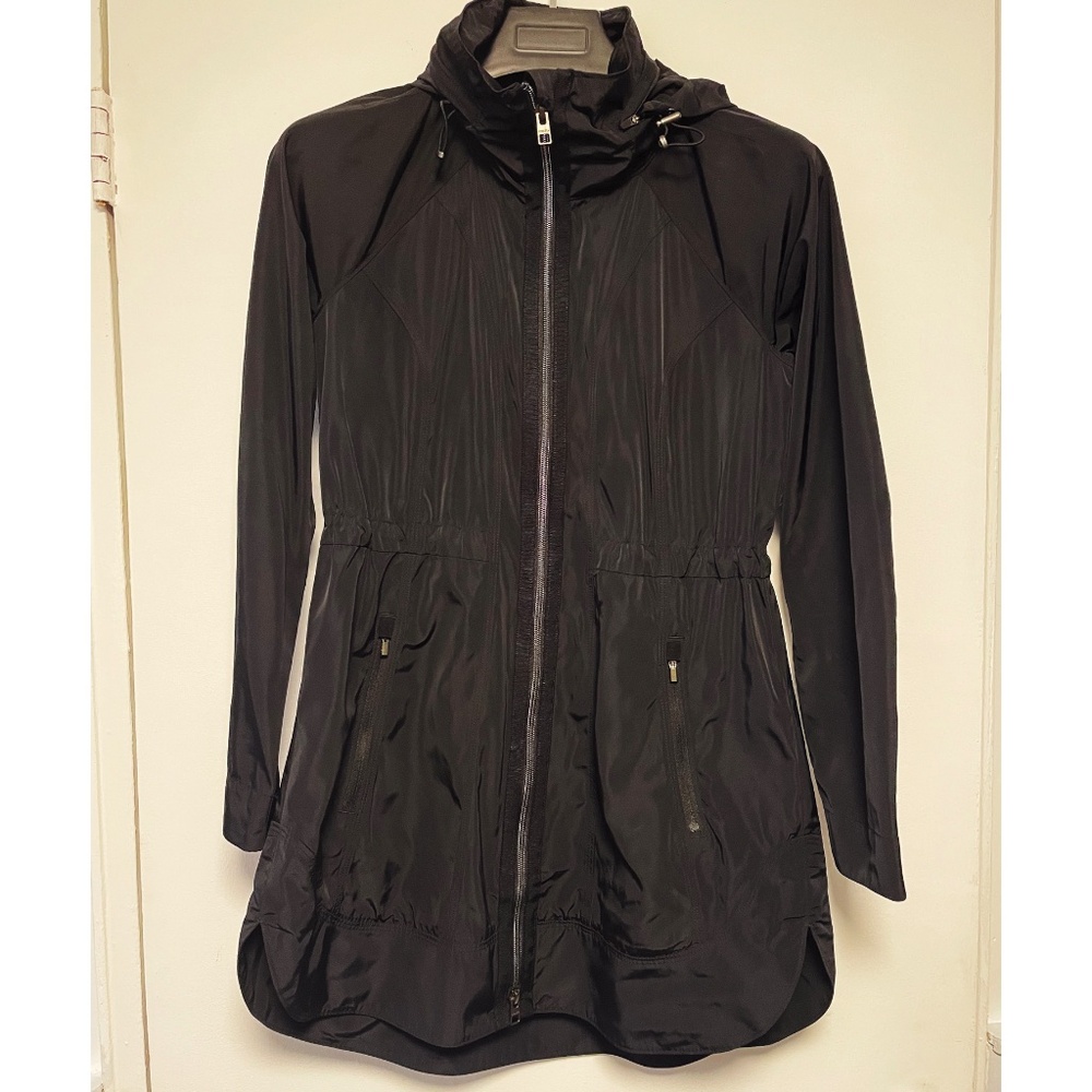 Athleta Utility Rain Jacket, Black, Size: XXS